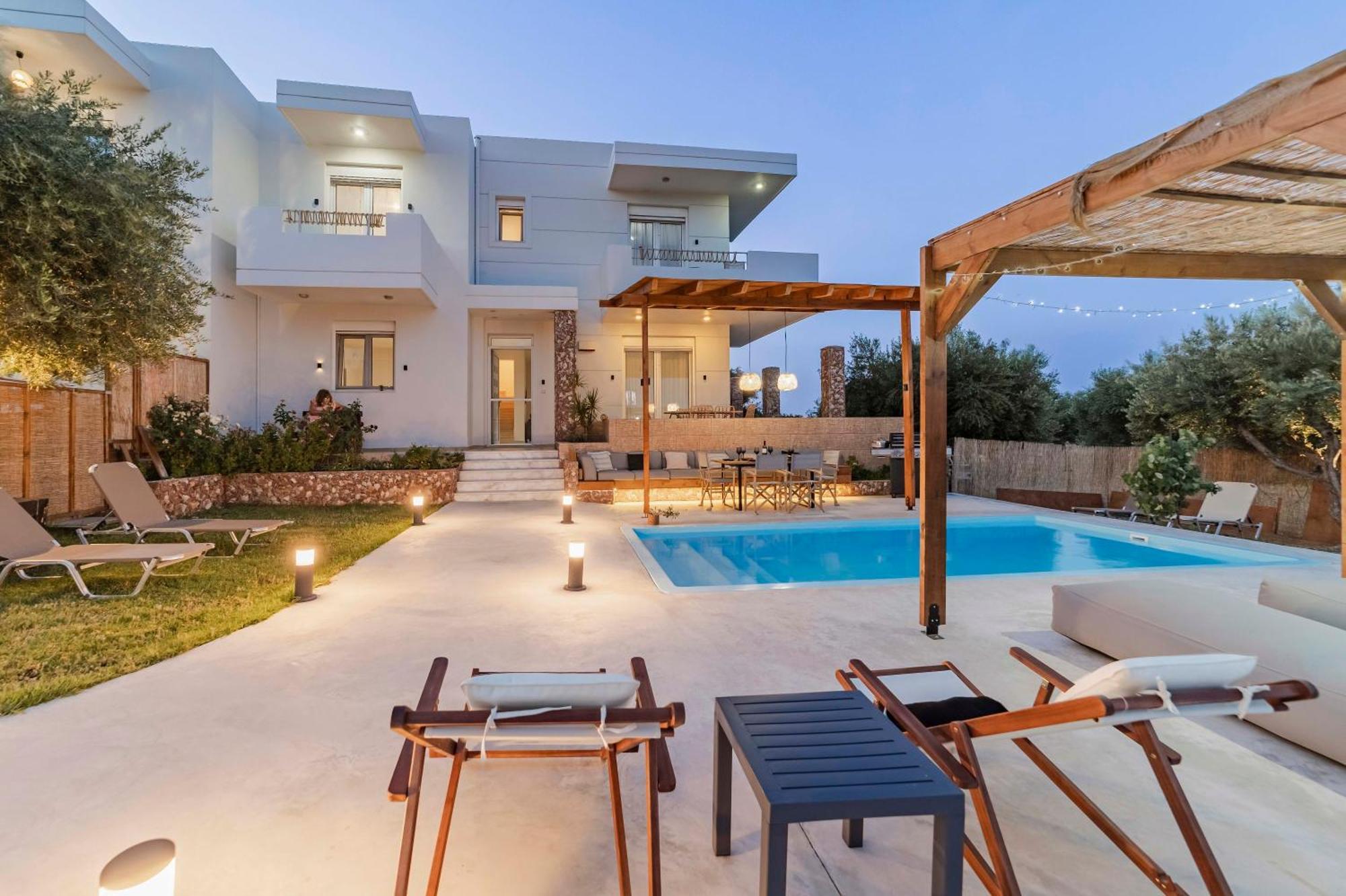 Villa Tranquility Psinthos Exterior foto